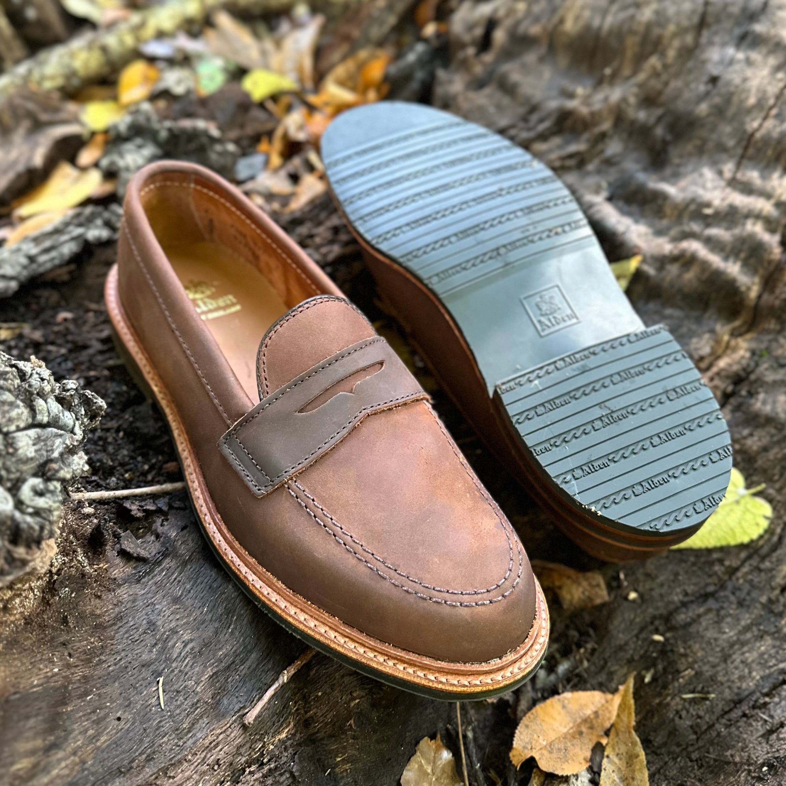  D2216L - Smooth Tobacco Chamois Penny Loafer、mySite、preschool7hills