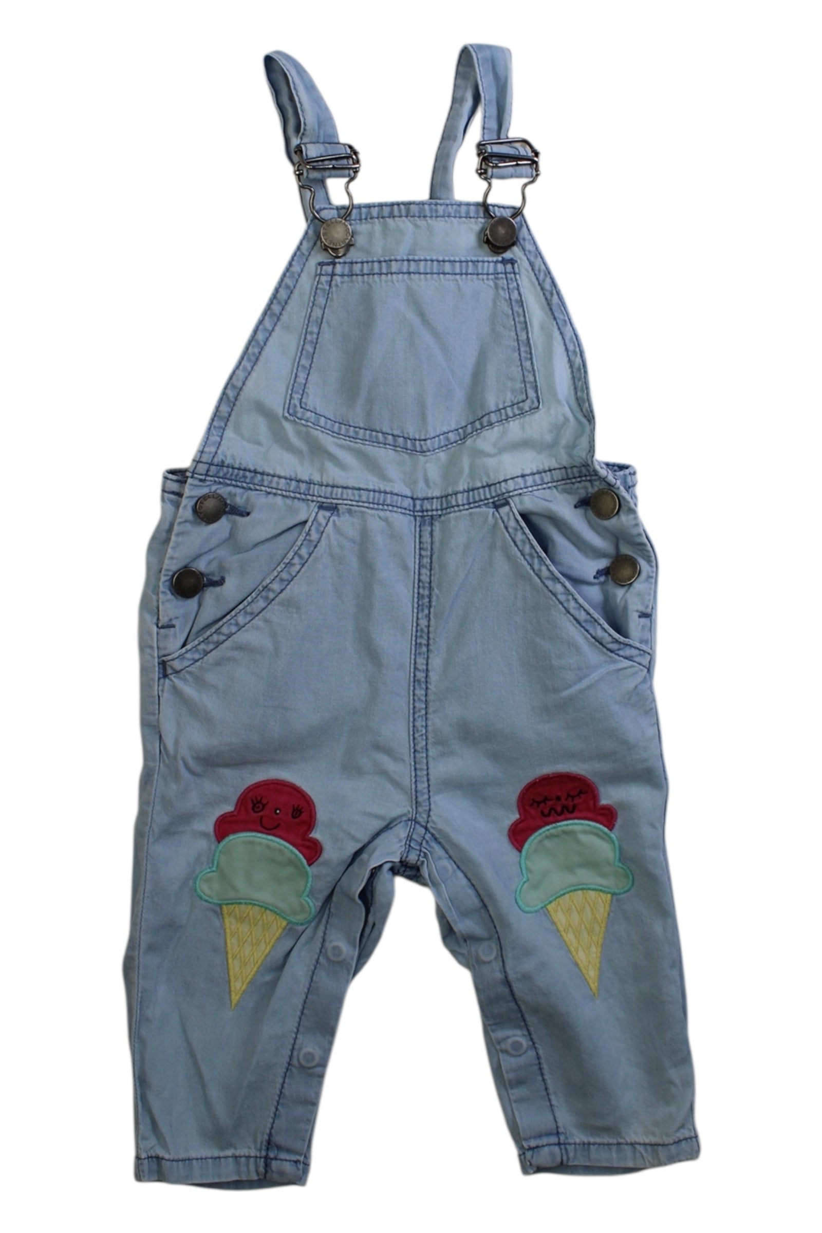 Stella McCartney Ice Cream Denim Overalls 3-6M、mySite、g9winljtr