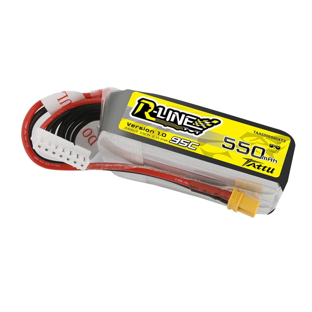  Tattu 22.2v 6S 550mAh 95C LiPo Micro Battery - XT30、mySite、merchandisen