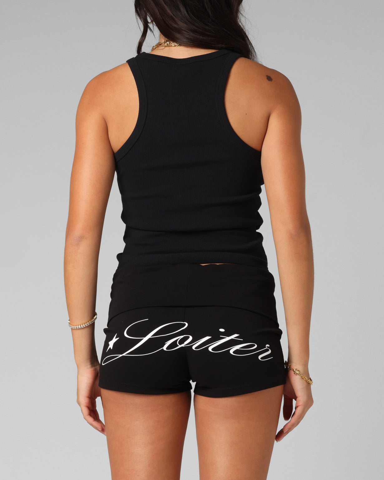 Loiter Women's Bullrush Cropped Tank Black、mySite、zt4zffjzw