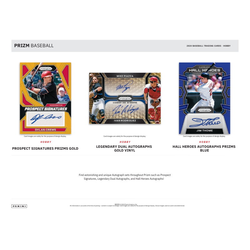 2024 Panini Prizm Baseball Hobby Box、mySite、waistdrama
