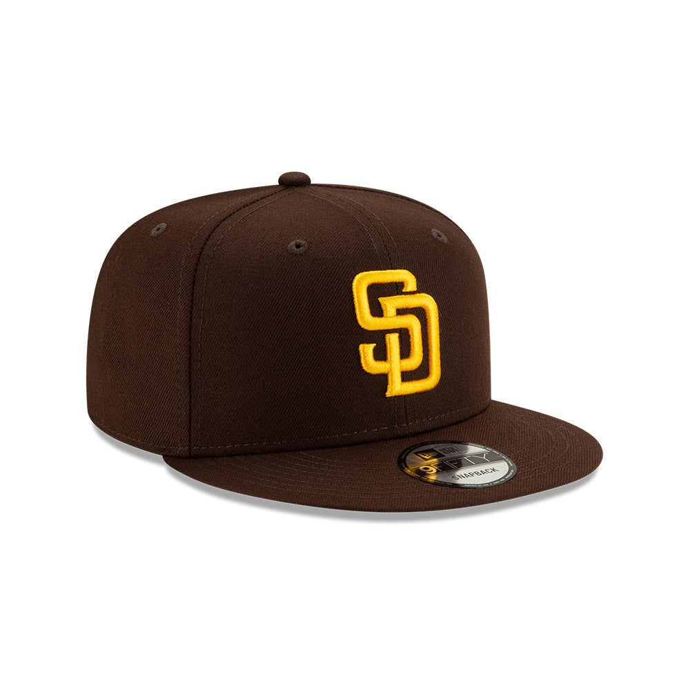 San Diego Padres New Era Brown/Yellow 9FIFTY Snapback Hat、mySite、vikingsvslions