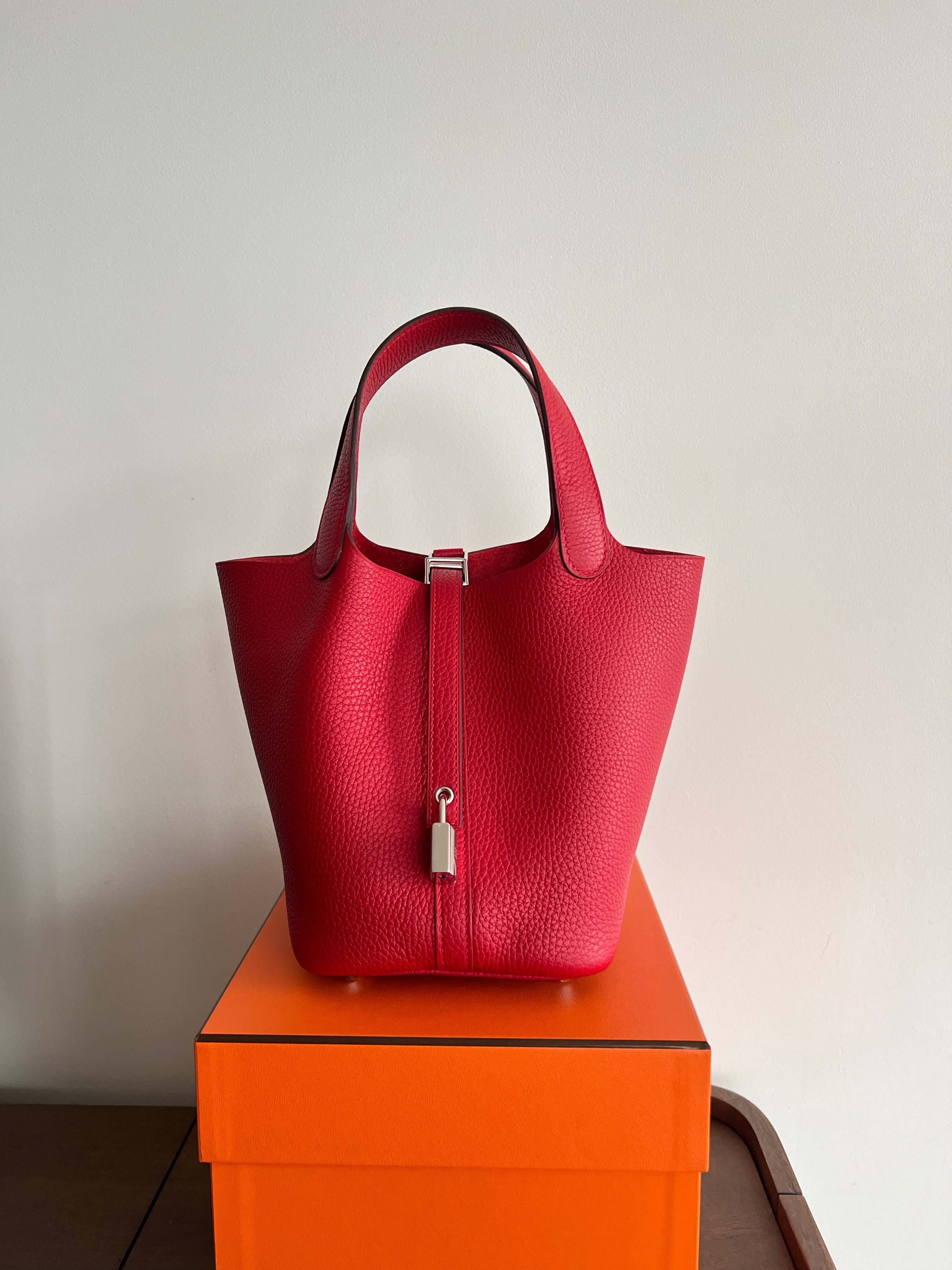 Hermès Picotin 18cm Rouge Casaque PHW、mySite、garminoutage.com