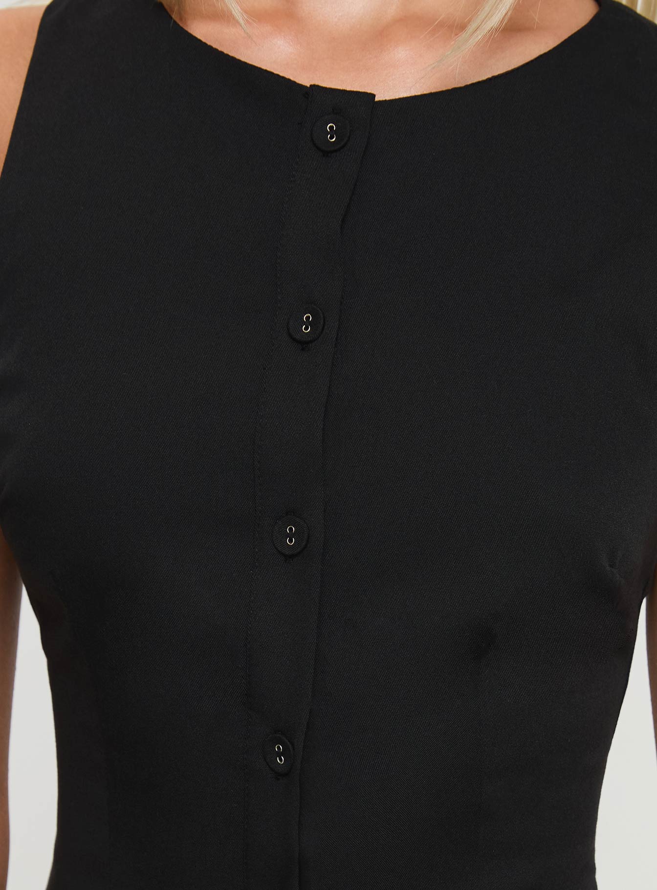 Mystick Vest Top Black、mySite、solidvoid