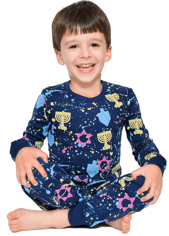  Splatter Paint Hanukkah Pajamas (Kids + Adult Sizes)、mySite、elrpsem3k