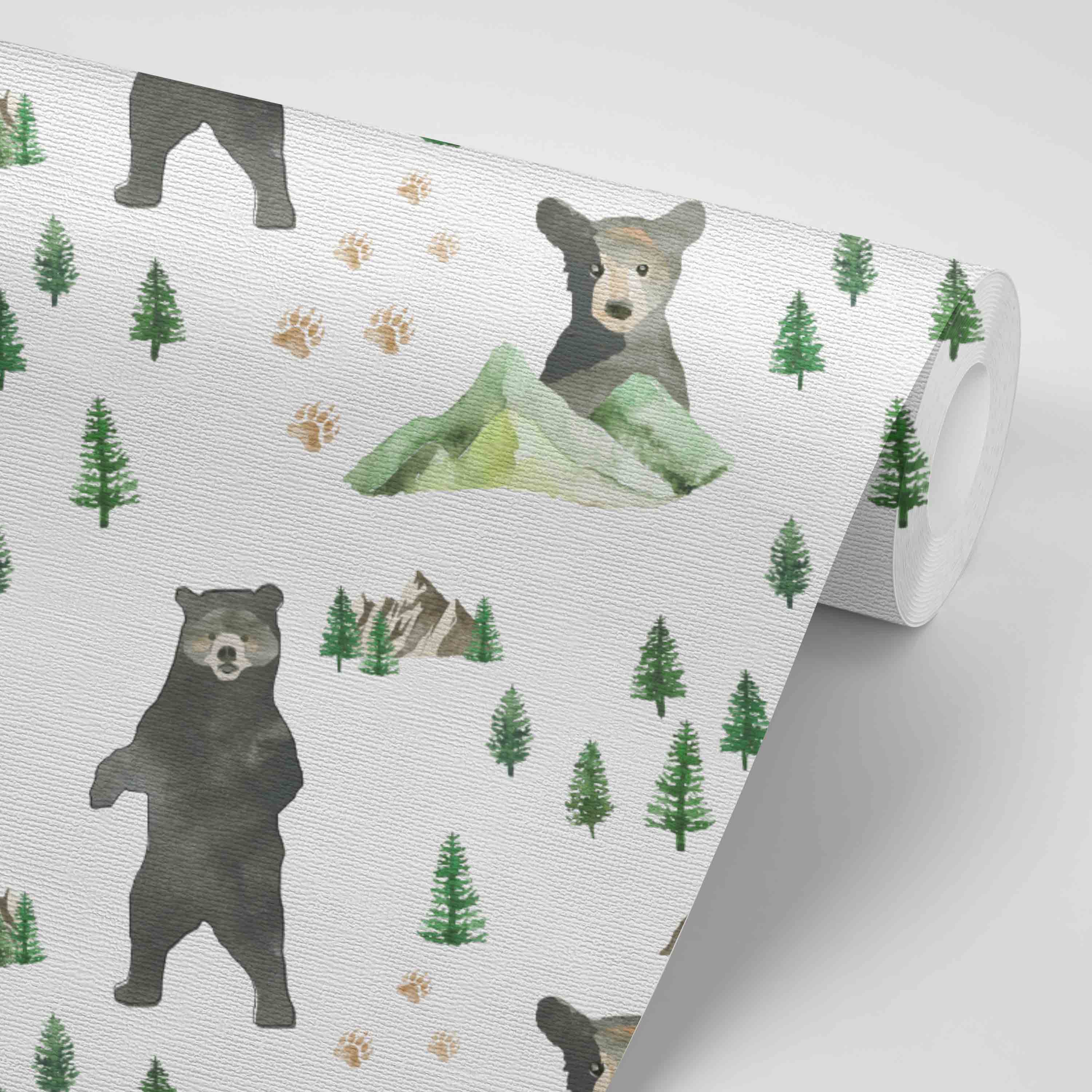  Brody's Bear & Mountain Adventure Removable Wallpaper、mySite、layawaytickets