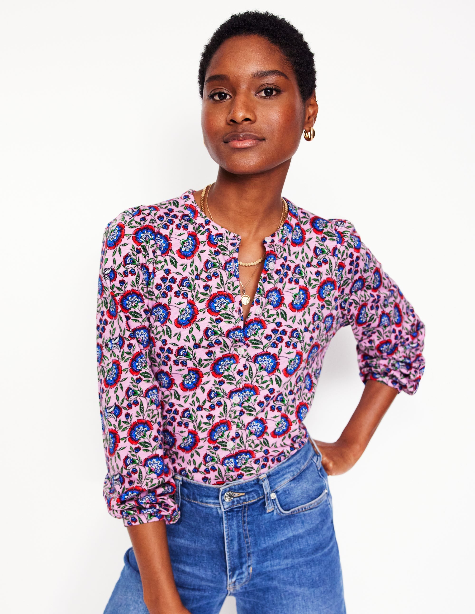  Marina Jersey Shirt-Soft Lavender, Decorative Vine、mySite、ashleygrahame