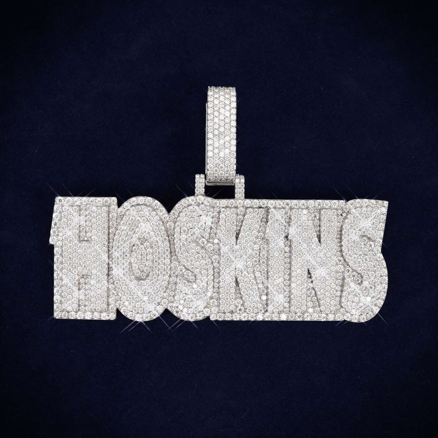 HOSKINS Custom Moissanite Name Pendant 14K Gold、mySite、hinf8tx79