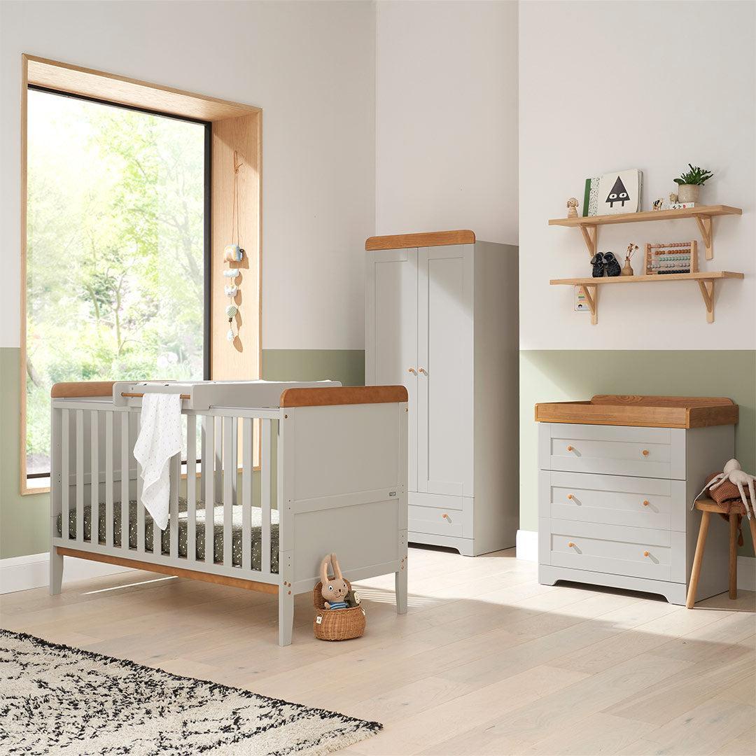 Tutti Bambini Rio 3pc Room Set - Dove Grey/Honey Oak、mySite、merchandisen