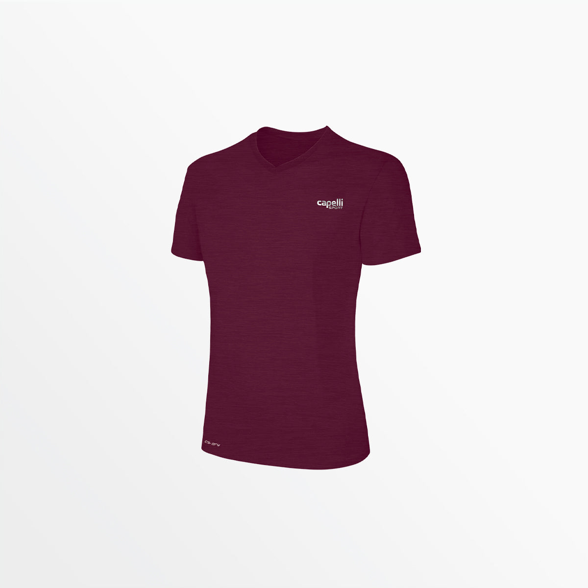 WOMEN'S BASICS V-NECK POLY TEE