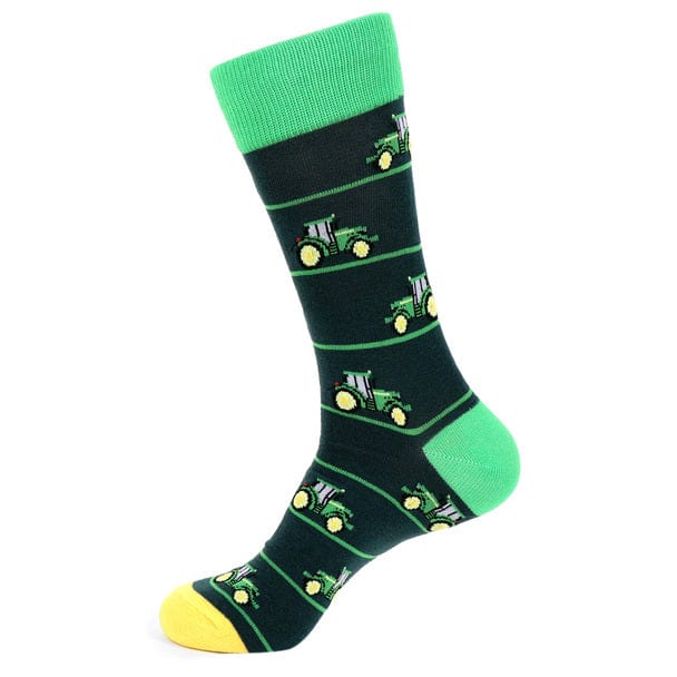 Men's John Deere Tractor Novelty Socks、mySite、g9winljtr