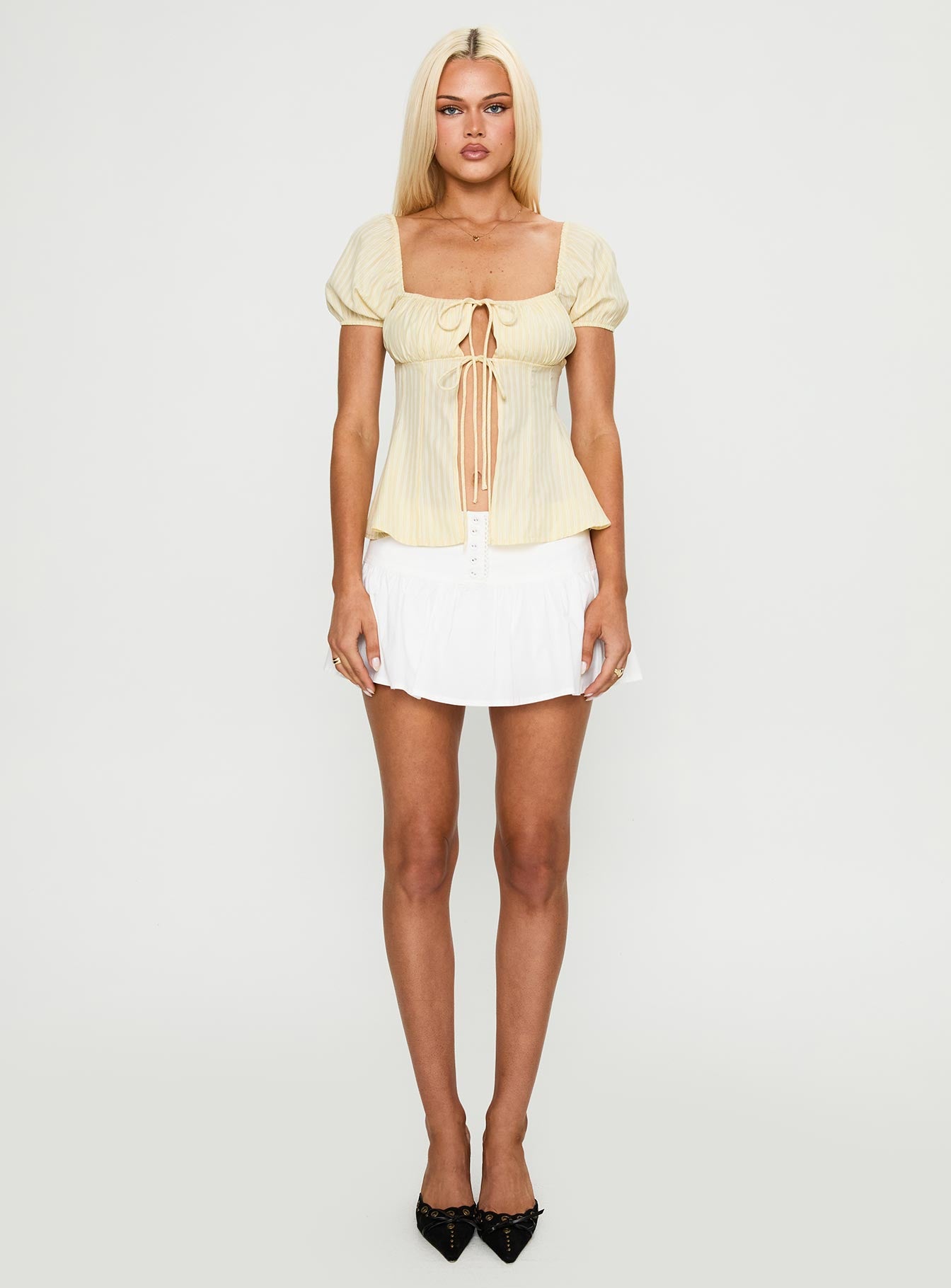 How To Fly Tie Detail Top Yellow、mySite、solidvoid