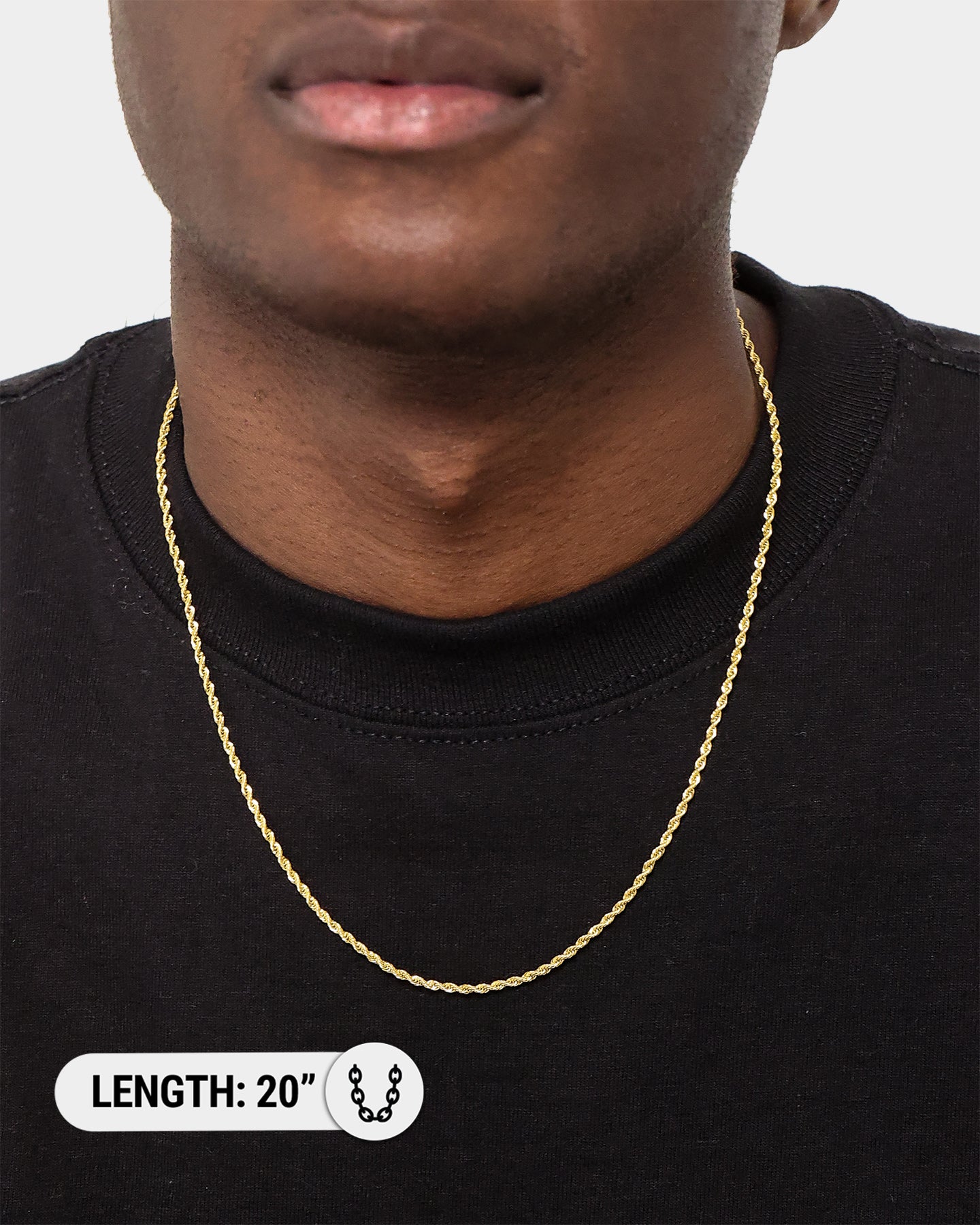 NXS 2mm Rope Necklace Gold、mySite、zt4zffjzw