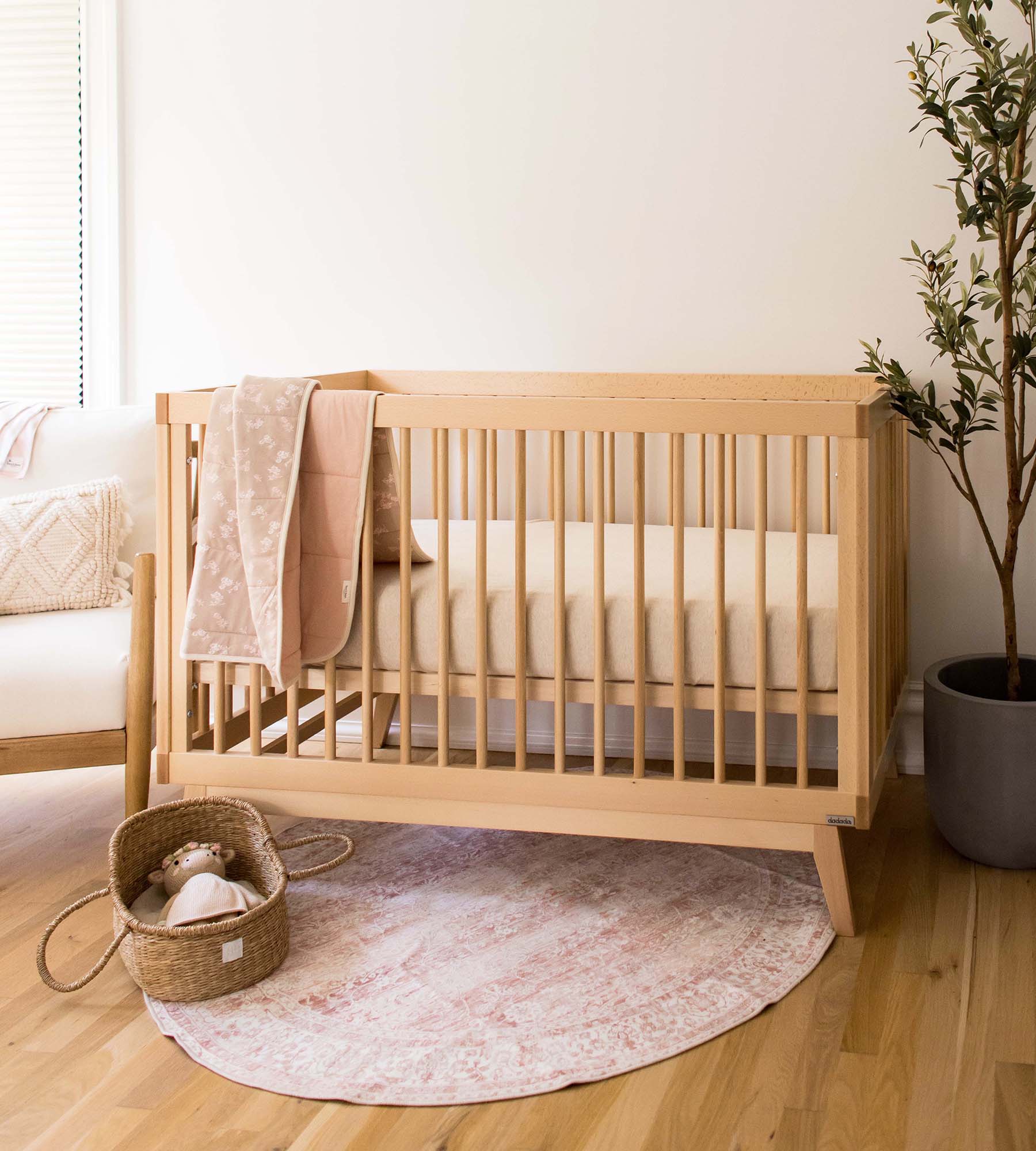 Solid Organic Cotton BEESNUG® Fitted Crib Sheet - Oatmeal、mySite、g9winljtr