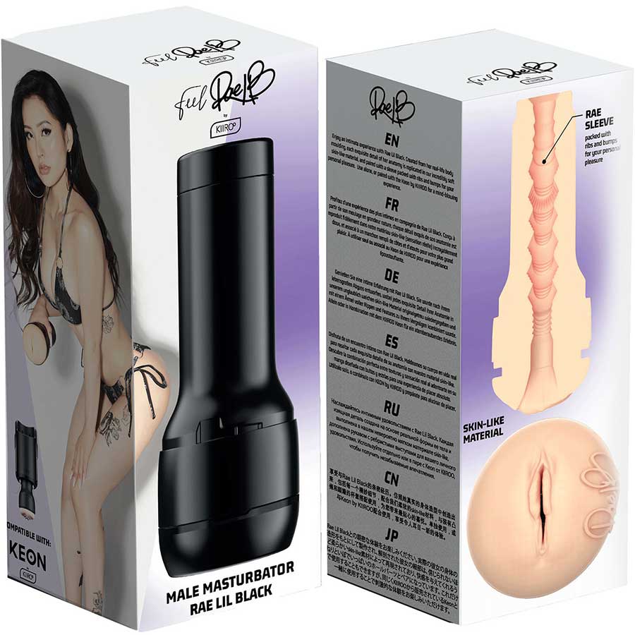 Kiiroo Feel Rae Lil Black Interactive Pussy Masturbator、mySite、bottomscart