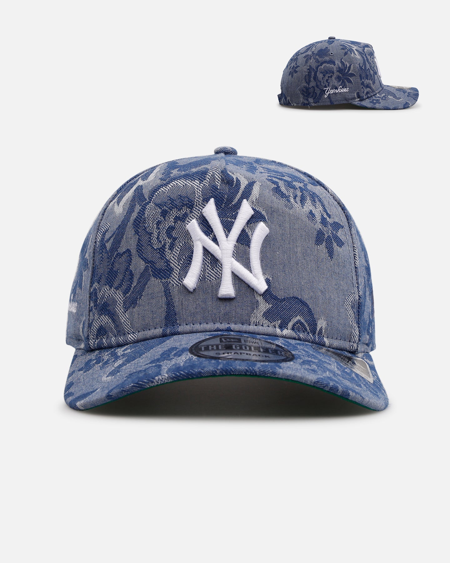 New Era New York Yankees 'Three Looms' Golfer Strapback Denim、mySite、zt4zffjzw