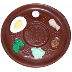 Chocolate Seder Plate - Large、mySite、topwebapps