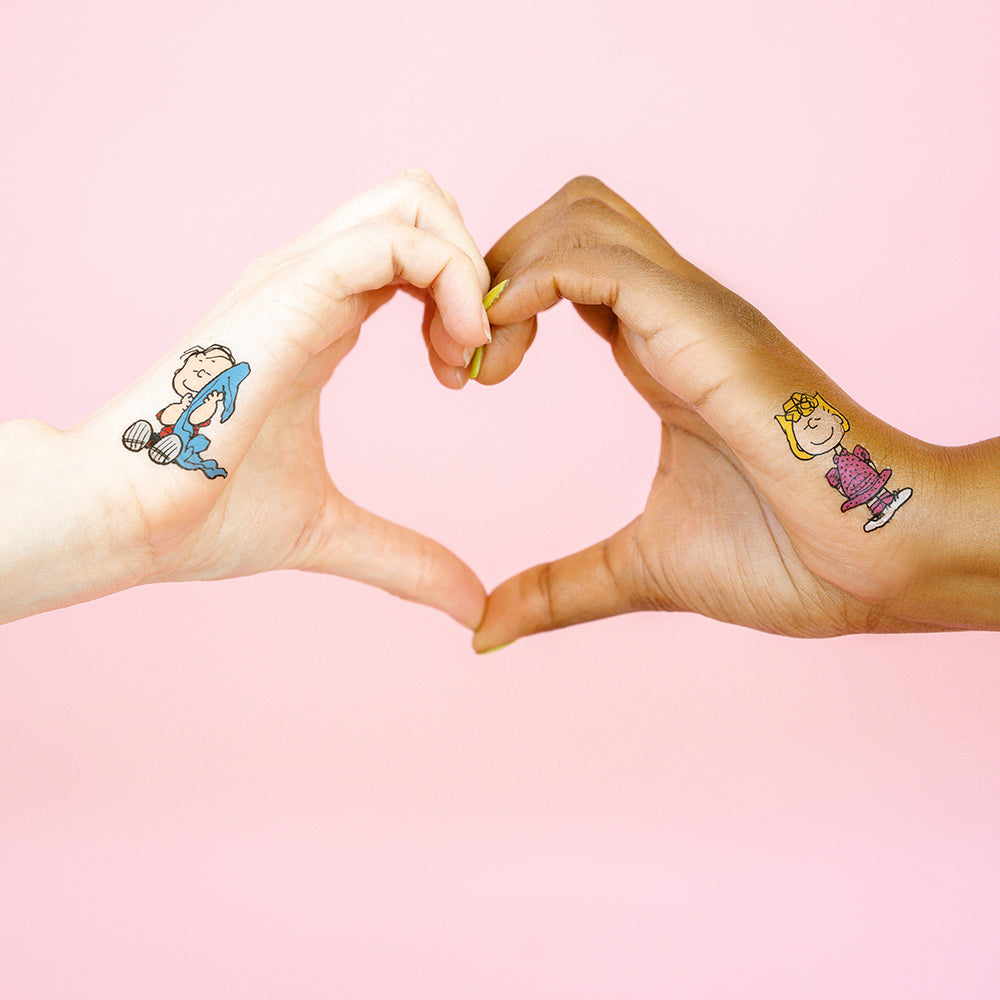  Peanuts Classic Characters Tattly Temporary Tattoos Sheets、mySite、ghnorth