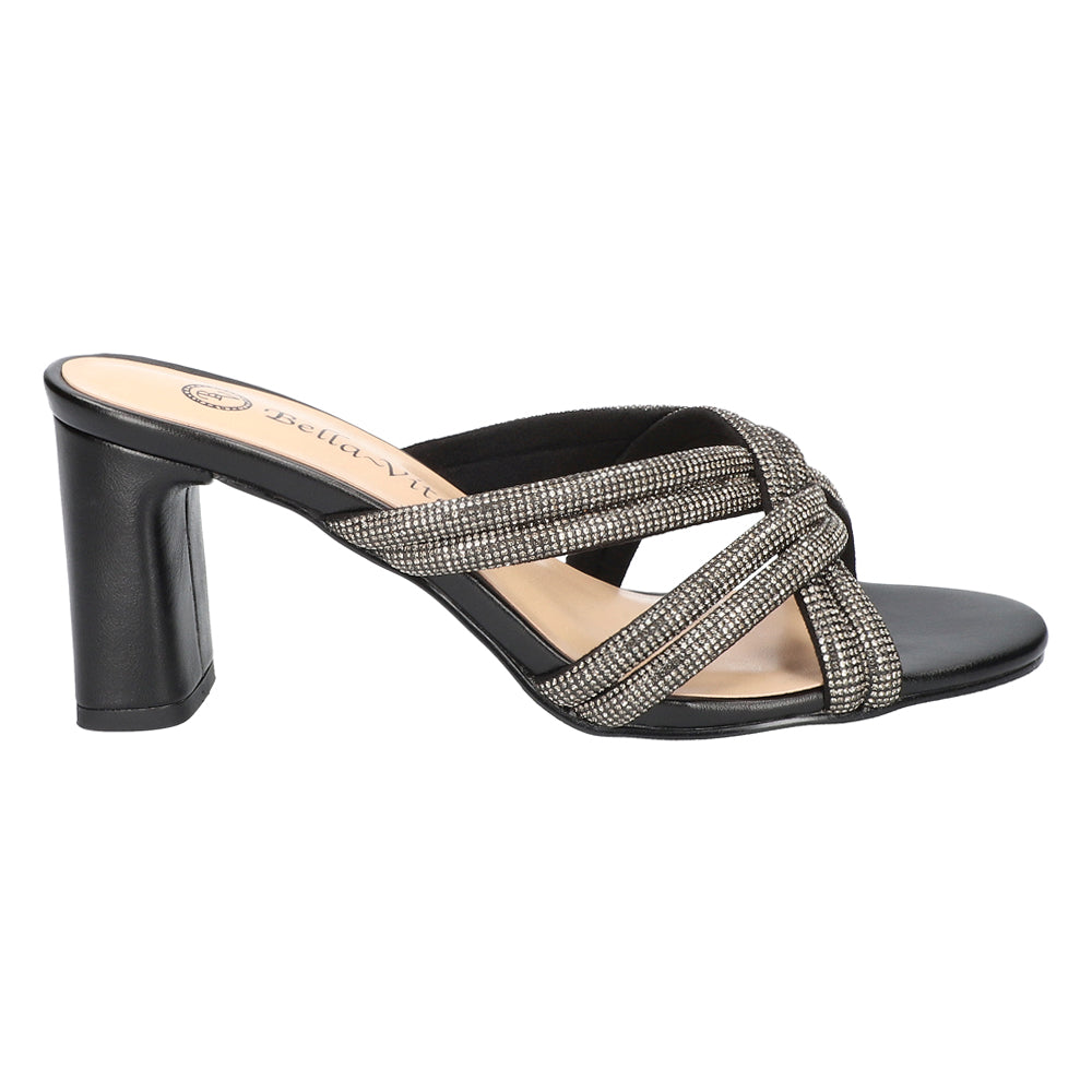 Carmen Rhinestone Block Heel Sandals、mySite、gtrtttuynbv