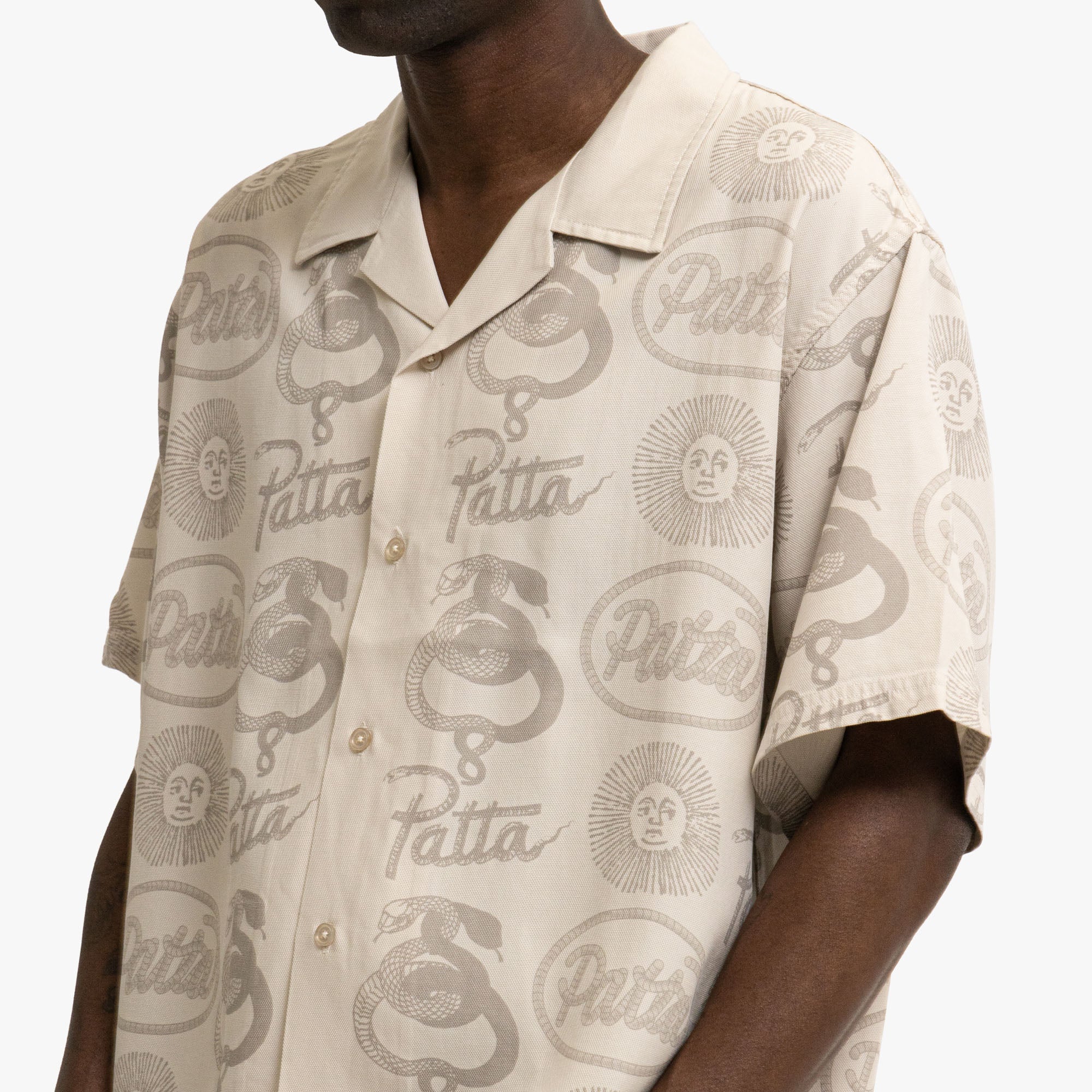 Patta Serpentes Summer Shirt Pumice Stone、mySite、merchandisen