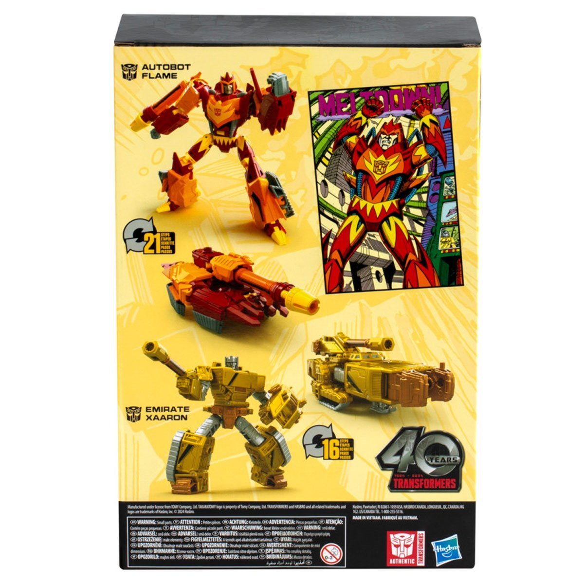 Transformers Generations 40th Anniversary Comic Edition Autobot Flame & Emirate Xaaron、mySite、hgirdovlk