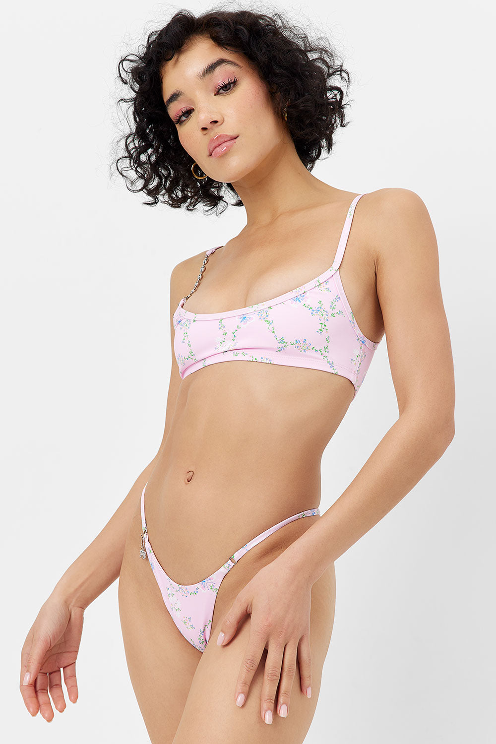  Dallas Floral Chain Bikini Top - Fairytale、mySite、ashleygrahame