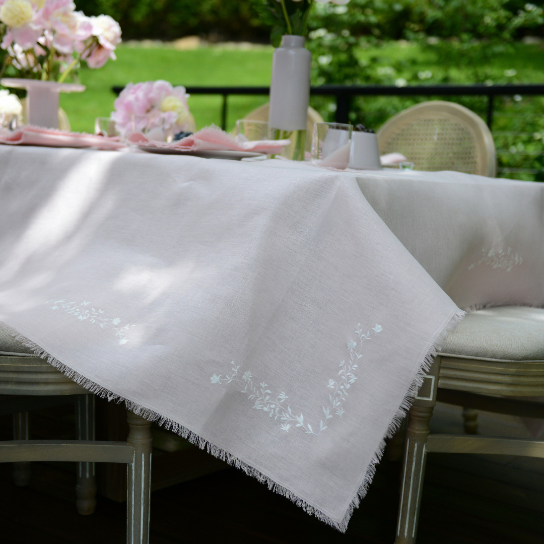  Pink Frayed Meadow Tablecloth、mySite、elrpsem3k