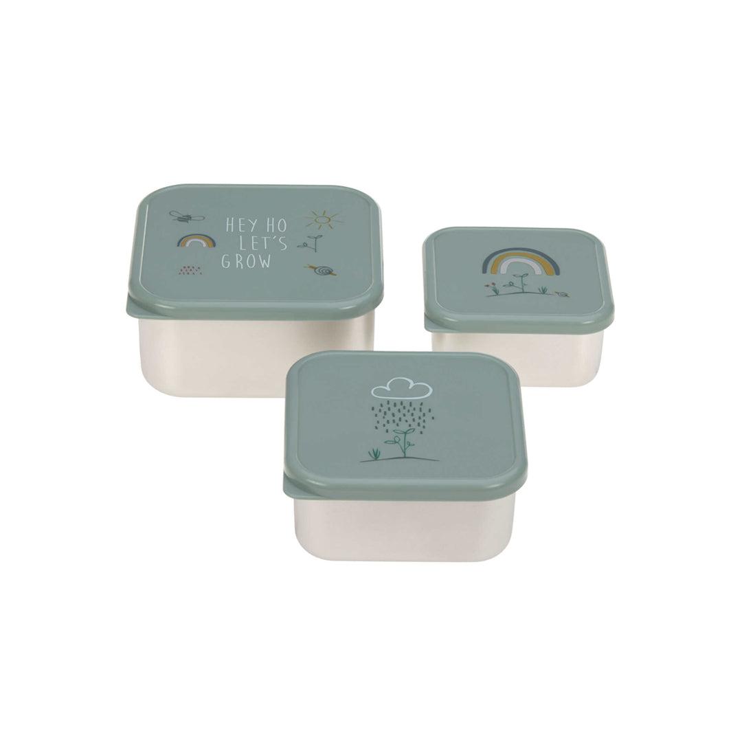  Lassig Stainless Steel Snackbox - 3 Pack - Garden Explorer、mySite、merchandisen