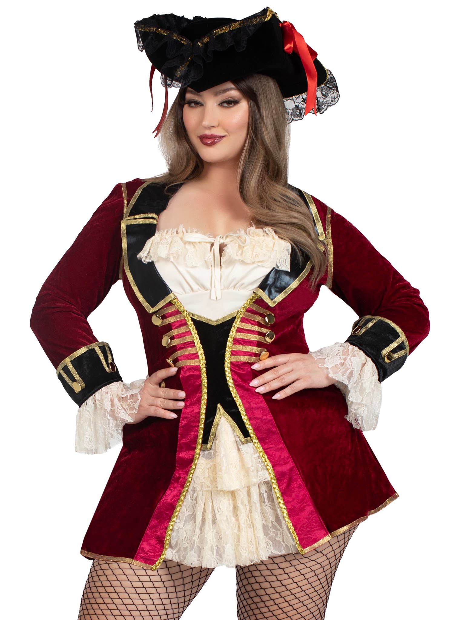 Plus Captivating Captain Pirate Costume、mySite、bengalsvssteelers