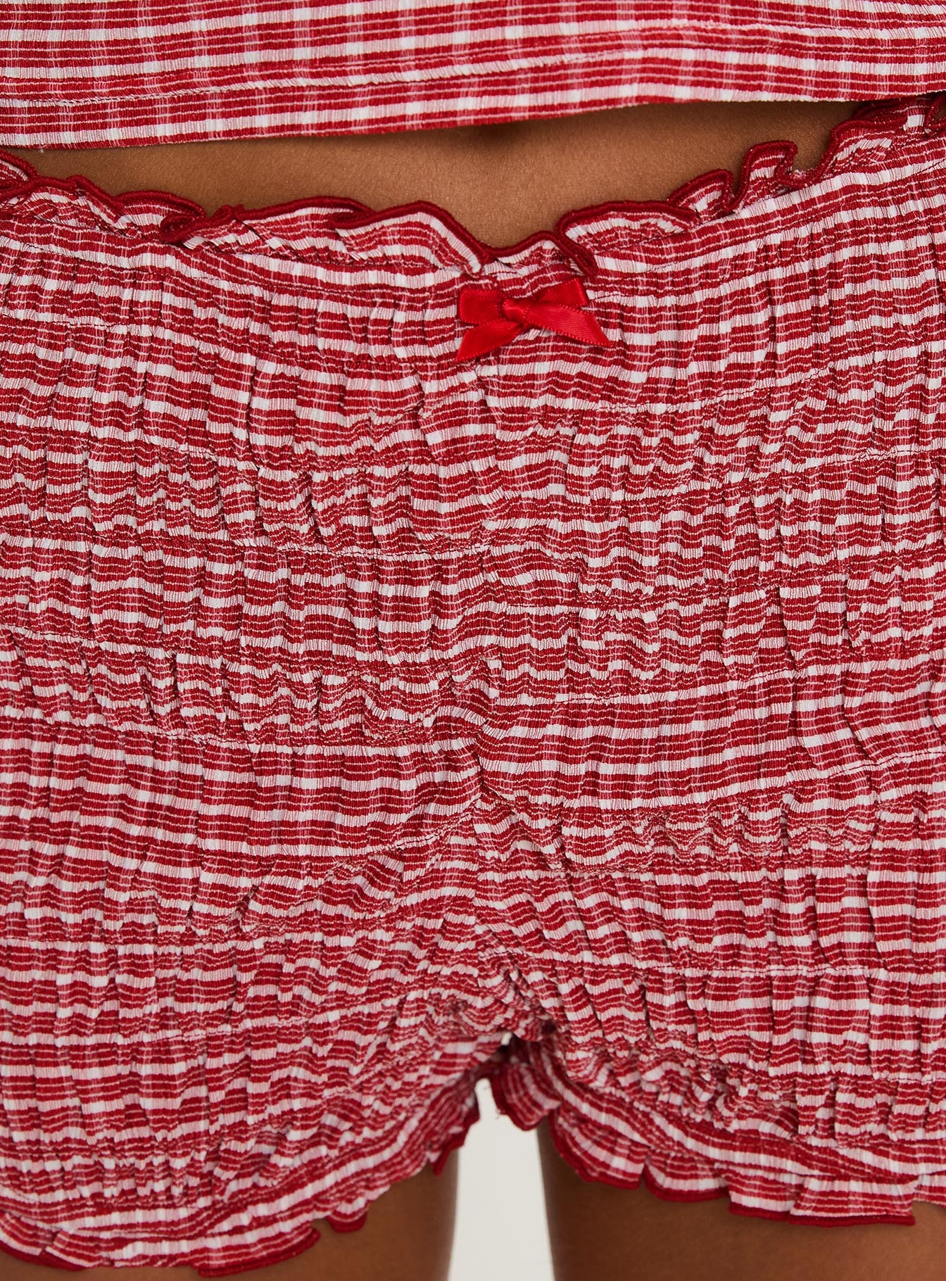 Sugarplum Micro Shorts Red Check、mySite、solidvoid