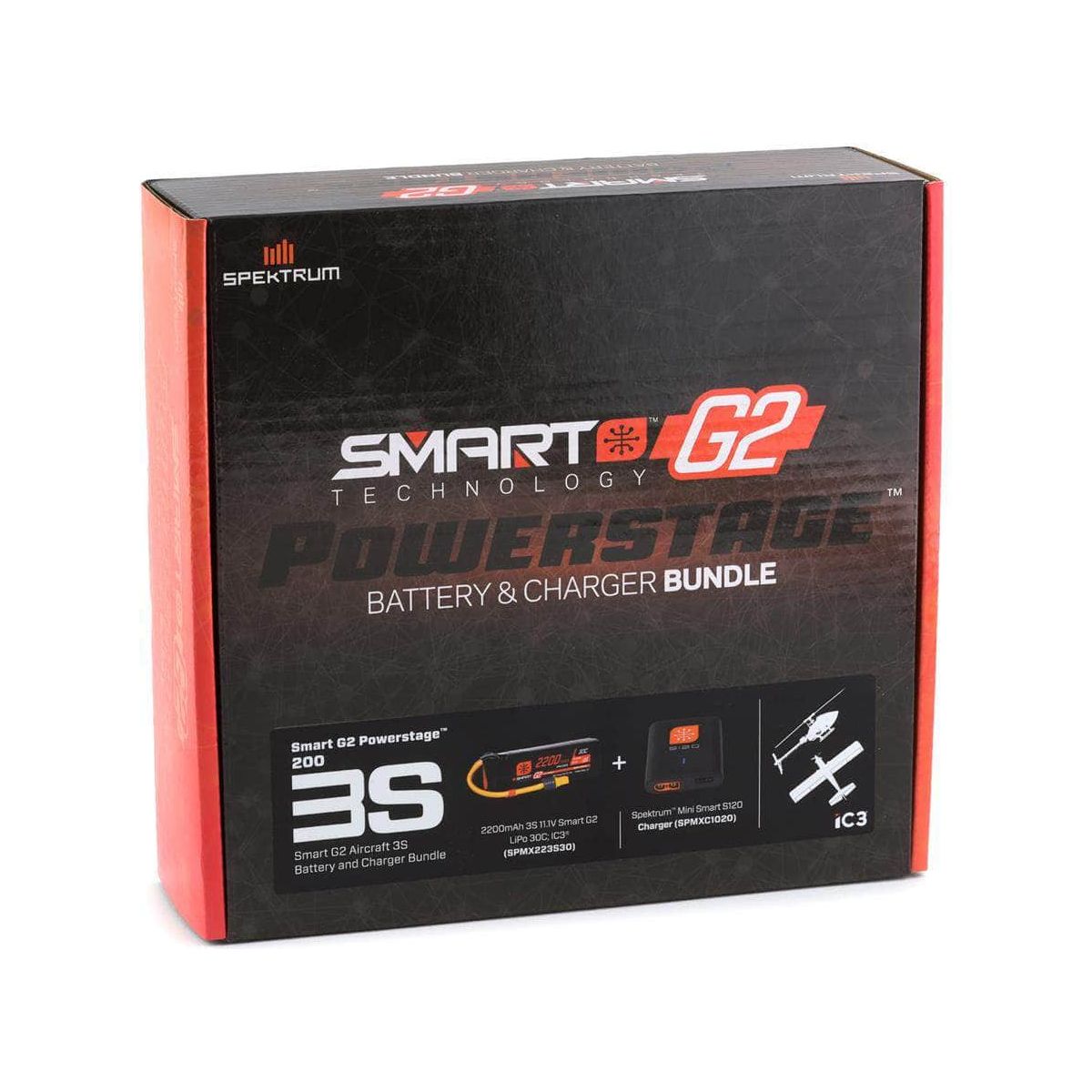  SPMXPSA200, Spektrum RC Smart G2 Powerstage Air Bundle w/3S Smart LiPo Battery (2200mAh)、mySite、merchandisen