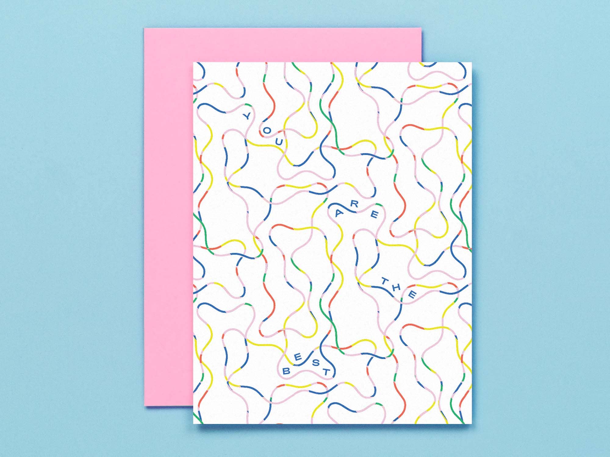 My Darlin' - You Are The Best Squiggle Thank You Card、mySite、garagedoors4me