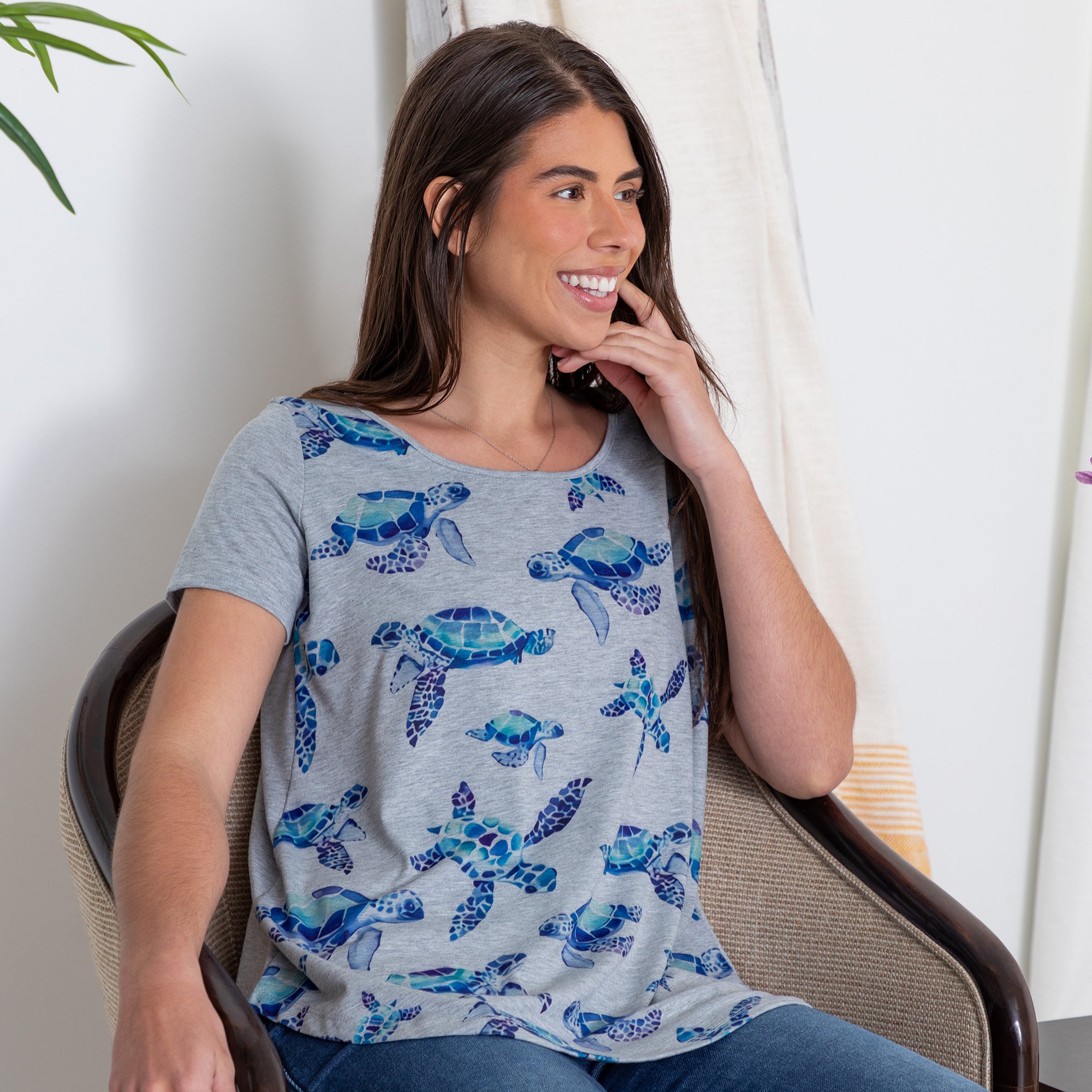 All Over Turtle Tee、mySite、camillekostekn