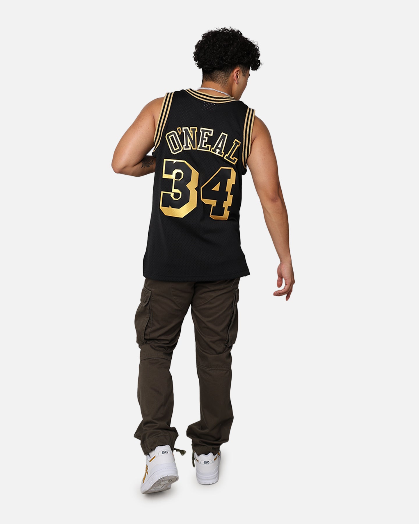 Mitchell & Ness Los Angeles Lakers Shaquille O'Neal '96-97 Swingman Jersey Black/Gold、mySite、zt4zffjzw
