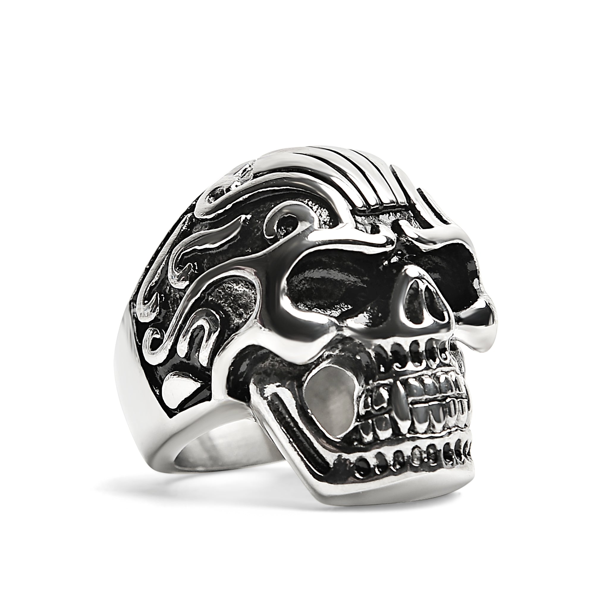 Detailed Skull Stainless Steel Ring / SCR4051、mySite、dreamappss