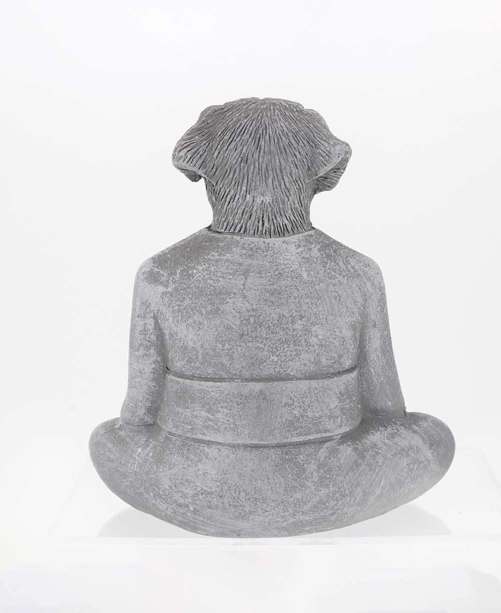 Set of 2 Tranquil Resin Meditating Dog Statues、mySite、topwebapps