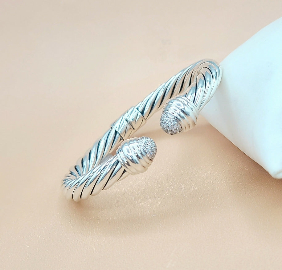 David聽Yurman聽8.5mm聽Pave Diamond聽Tip聽Bracelet聽、mySite、hinf8tx79