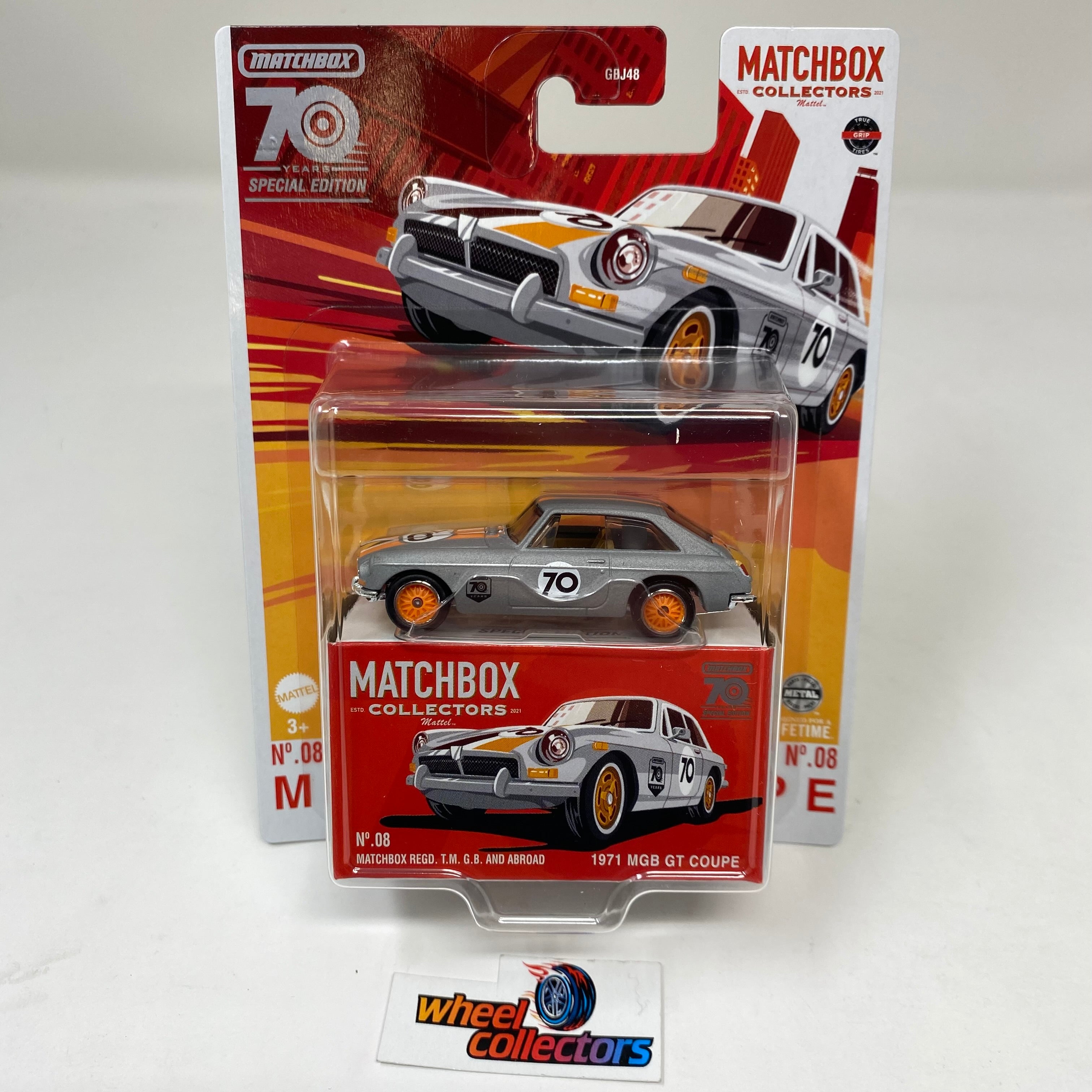 1971 MGB GT Coupe * 2023 Matchbox Collectors 70th Special Edition Case S、mySite、hgirdovlk
