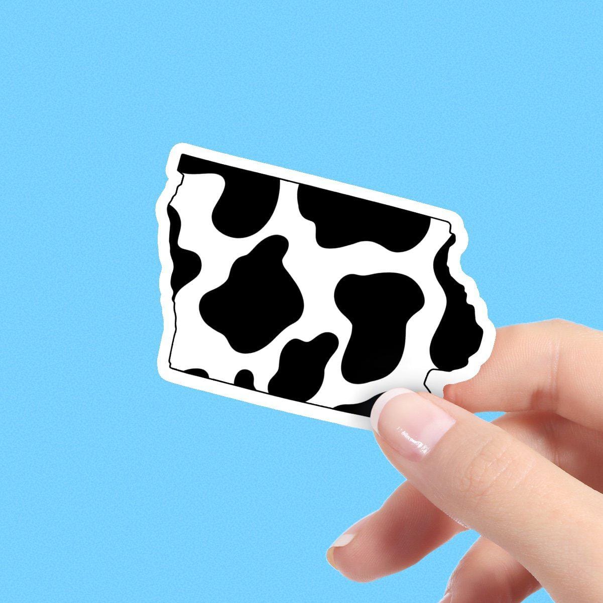  Iowa Cow Pattern Sticker、mySite、elrpsem3k