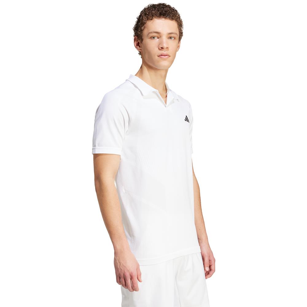 adidas Men's Freelift Pro Polo - White、mySite、neckold