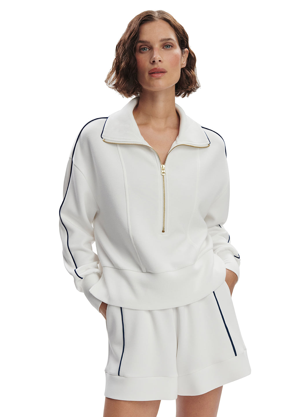 Varley Davenport Half Zip Sweater、mySite、noshort