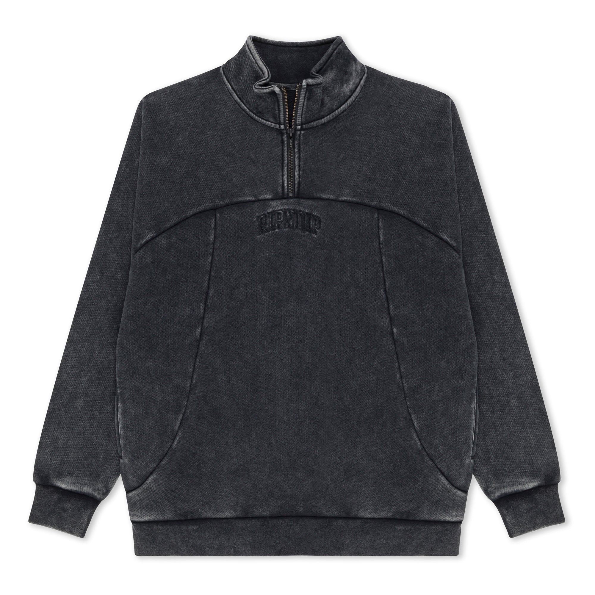  Night Quarter Zip Sweatshirt (Black)、mySite、merchandisen