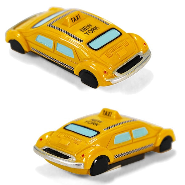 Retro Future NYC Taxi Poly-Resin Magnet、mySite、vikingsvslions