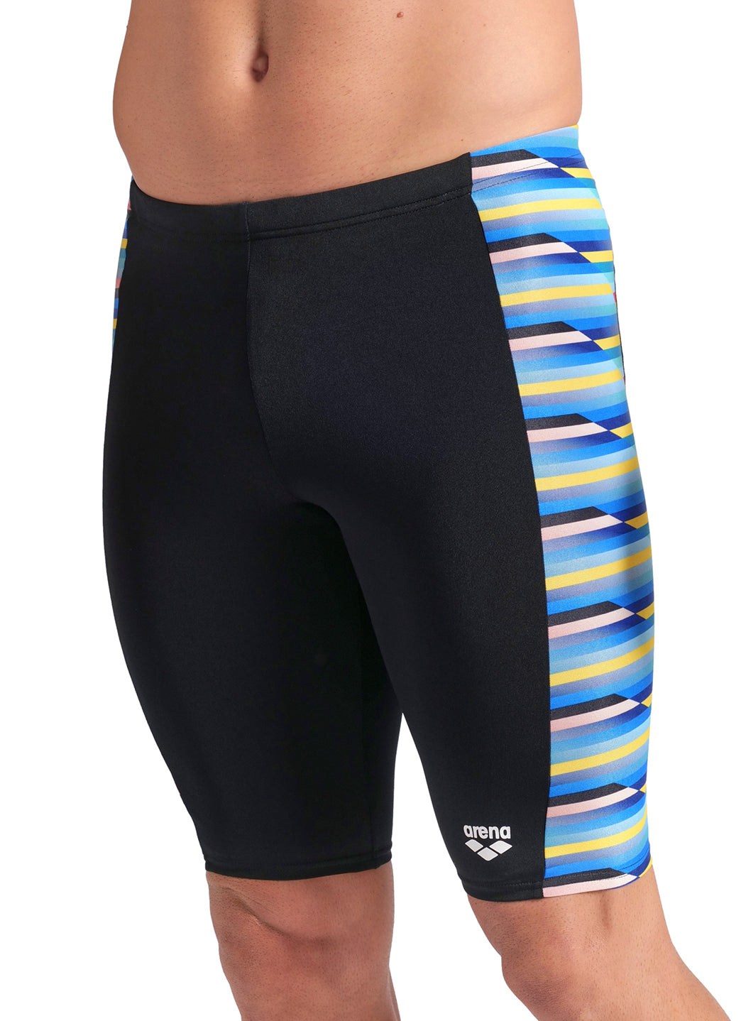 Arena Men's Racing Stripe Jammer Swimsuit、mySite、noshort