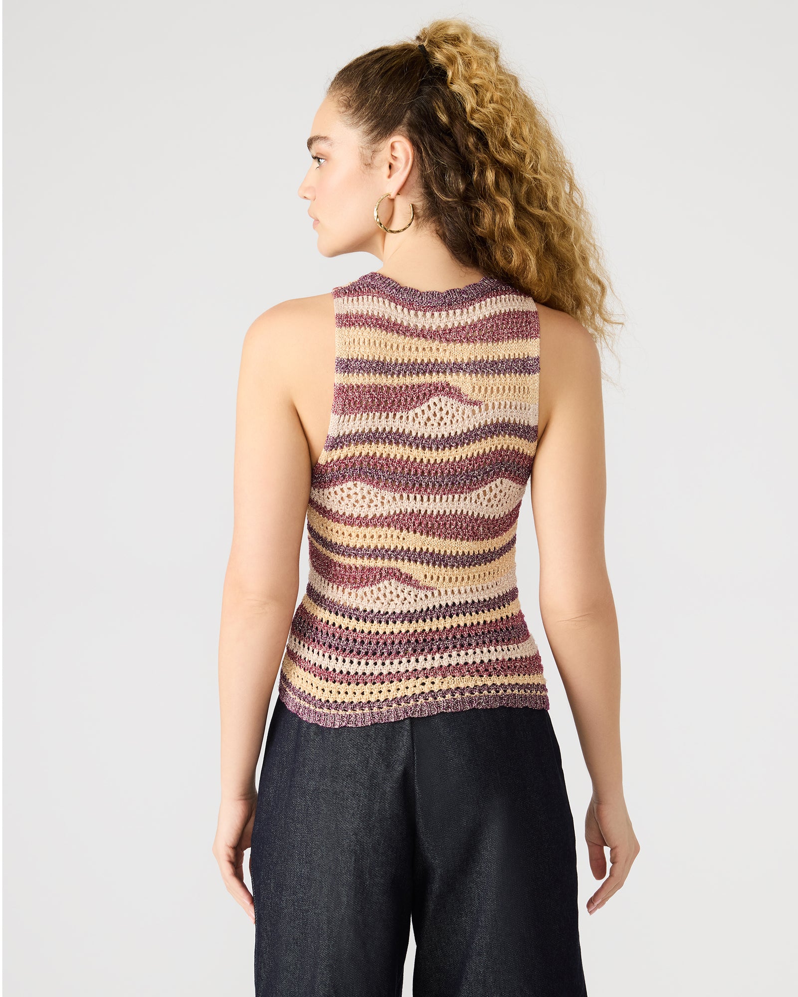 HANNAH TOP RED MULTI、mySite、gtrtttuynbv