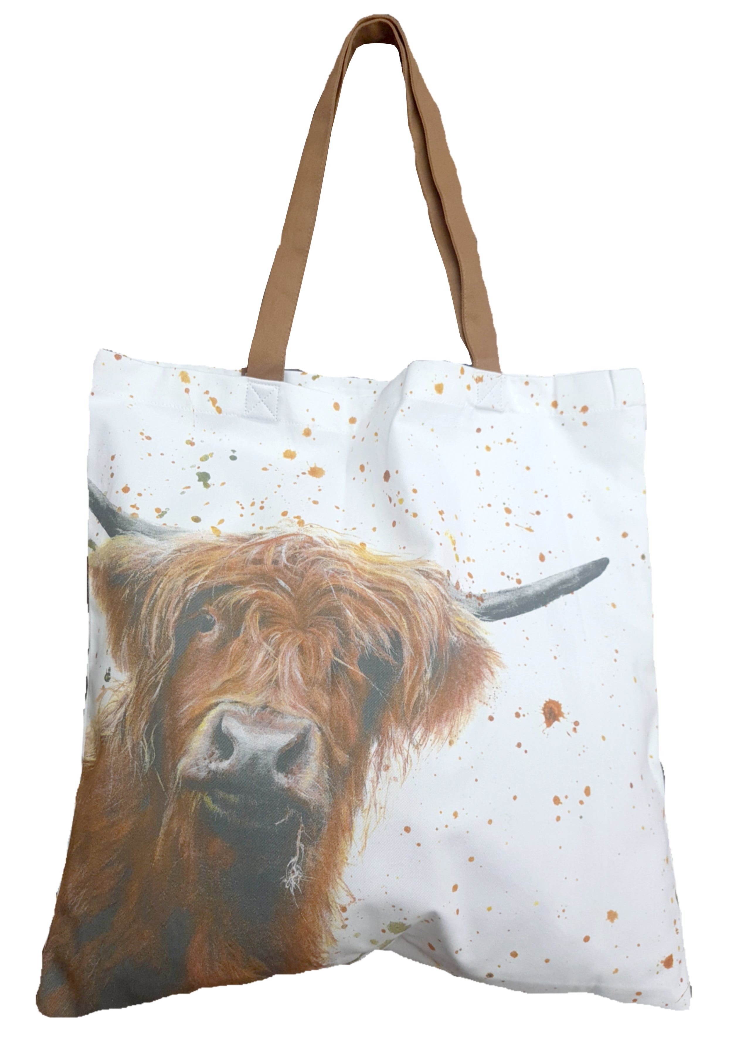 Highland Cow Organic Tote Bag - Betsy、mySite、g9winljtr