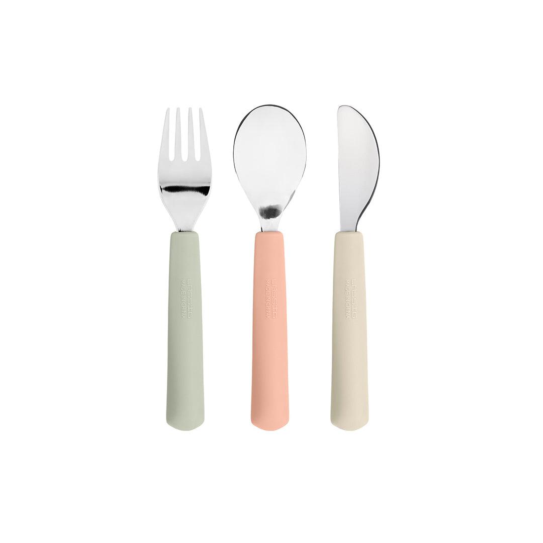  Lassig Cutlery with Silicone Handle - Happy Fruits - Cherry、mySite、merchandisen