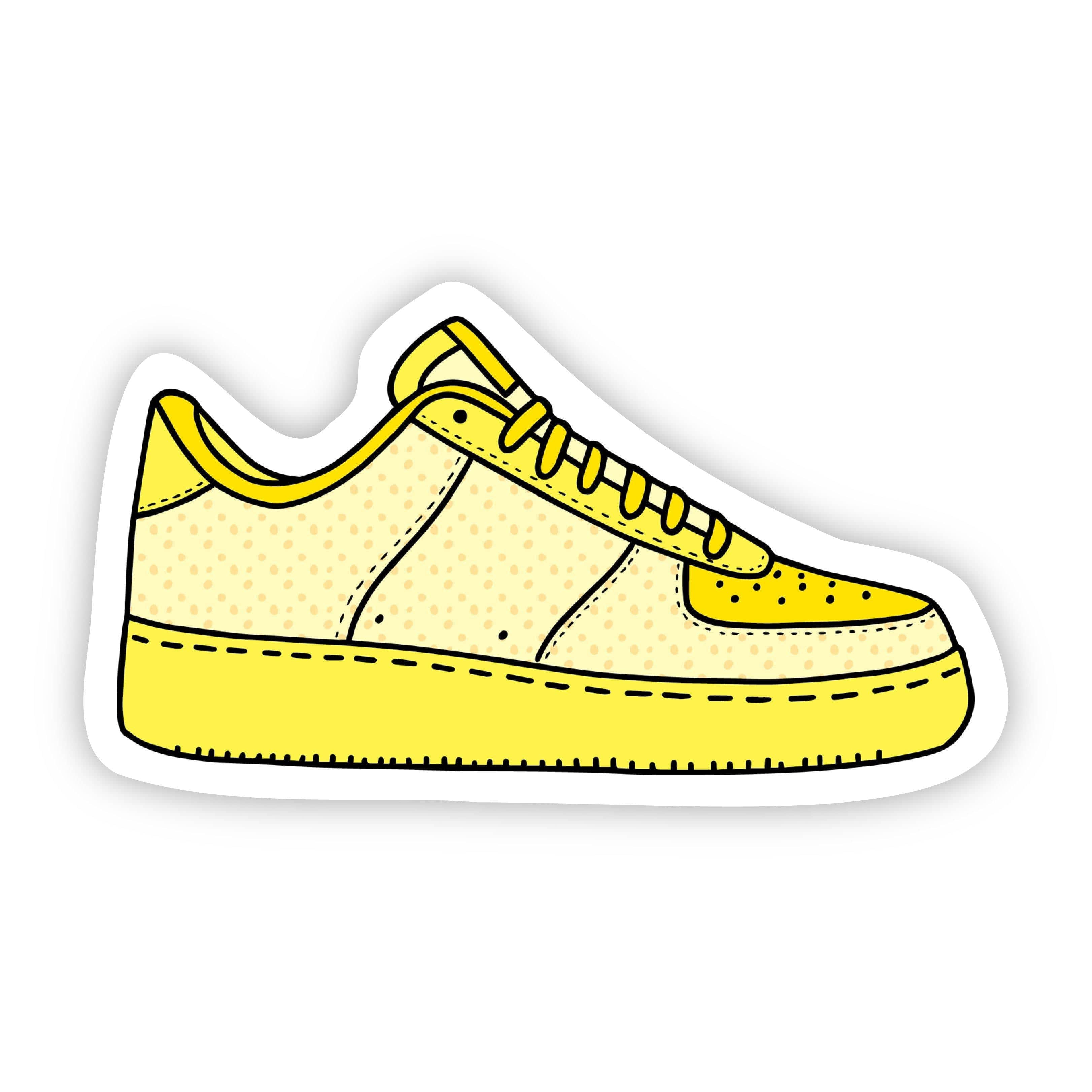  Sneaker Yellow Aesthetic Sticker、mySite、elrpsem3k