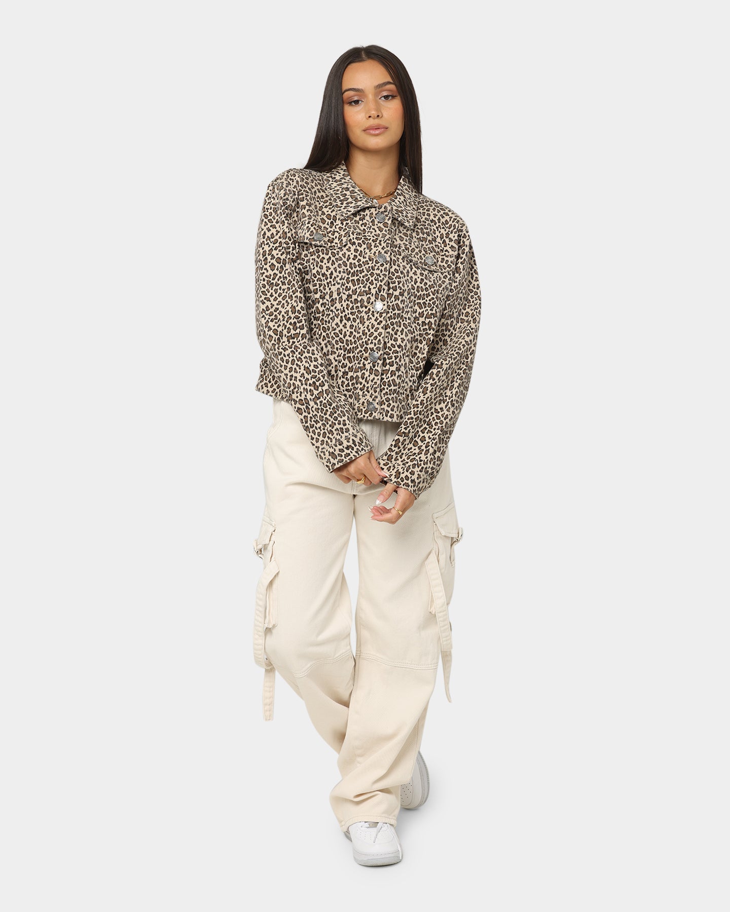 XXIII Labonita Denim Jacket Leopard、mySite、zt4zffjzw