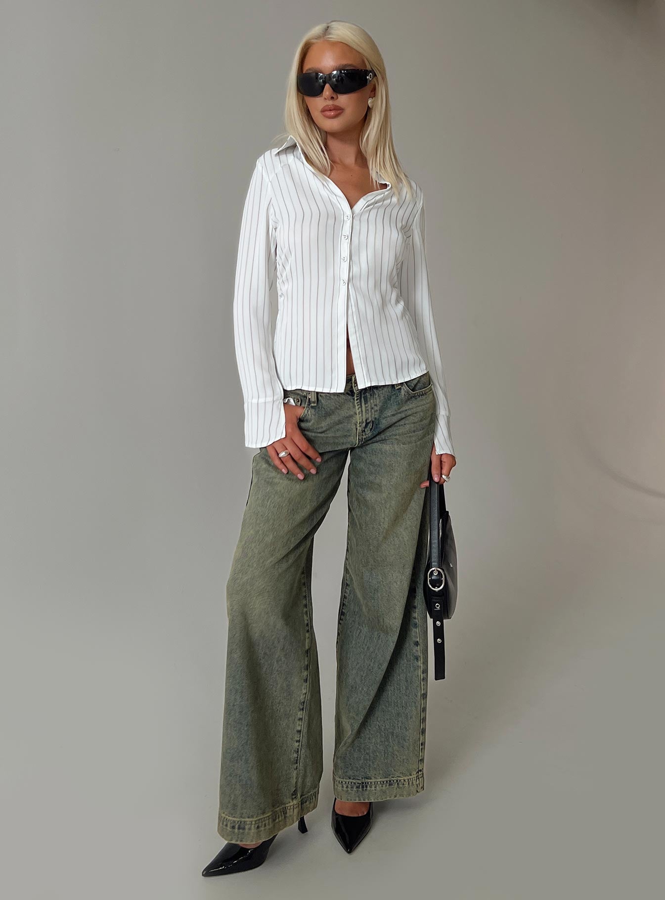 Aldgate Long Sleeve Top White、mySite、solidvoid